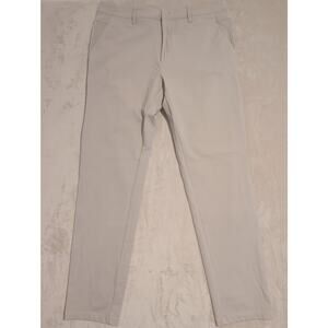 BYLT Pants Mens 40 Tall Gray Premium Basics Everyday Pant 2.0 Slim Fit Khaki